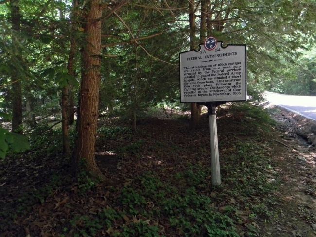 Federal Entrenchments. Click for full size. Federal Entrenchments image. Click for full size.