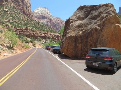 Zion Mt. Carmel Tunnel and Highway, Utah Marker image. Click for full size.