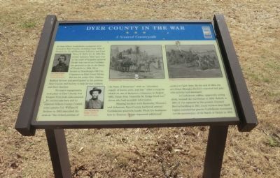 Dyer County in the War Marker image. Click for full size.