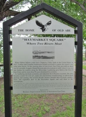 "Haymarket Square" Marker. Click for full size. "Haymarket Square" Marker image. Click for full size.