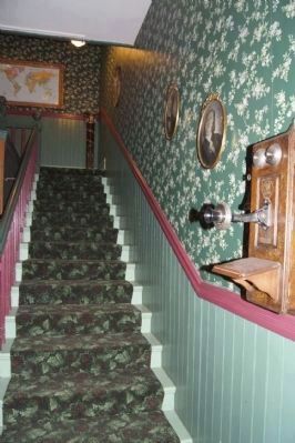 Jeffery Hotel Interior Stairs image. Click for full size.