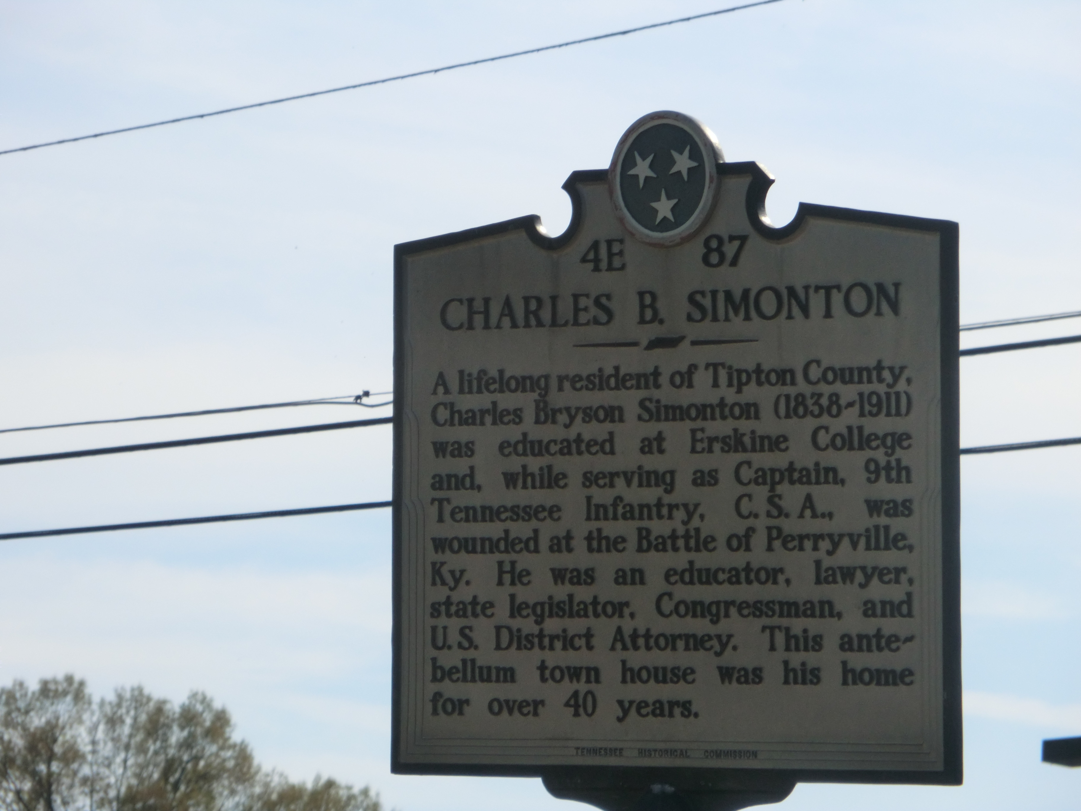Charles B. Simonton Marker