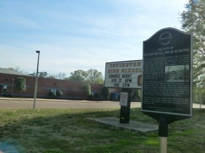 The Site of Byars-Hall High School Marker image. Click for full size.
