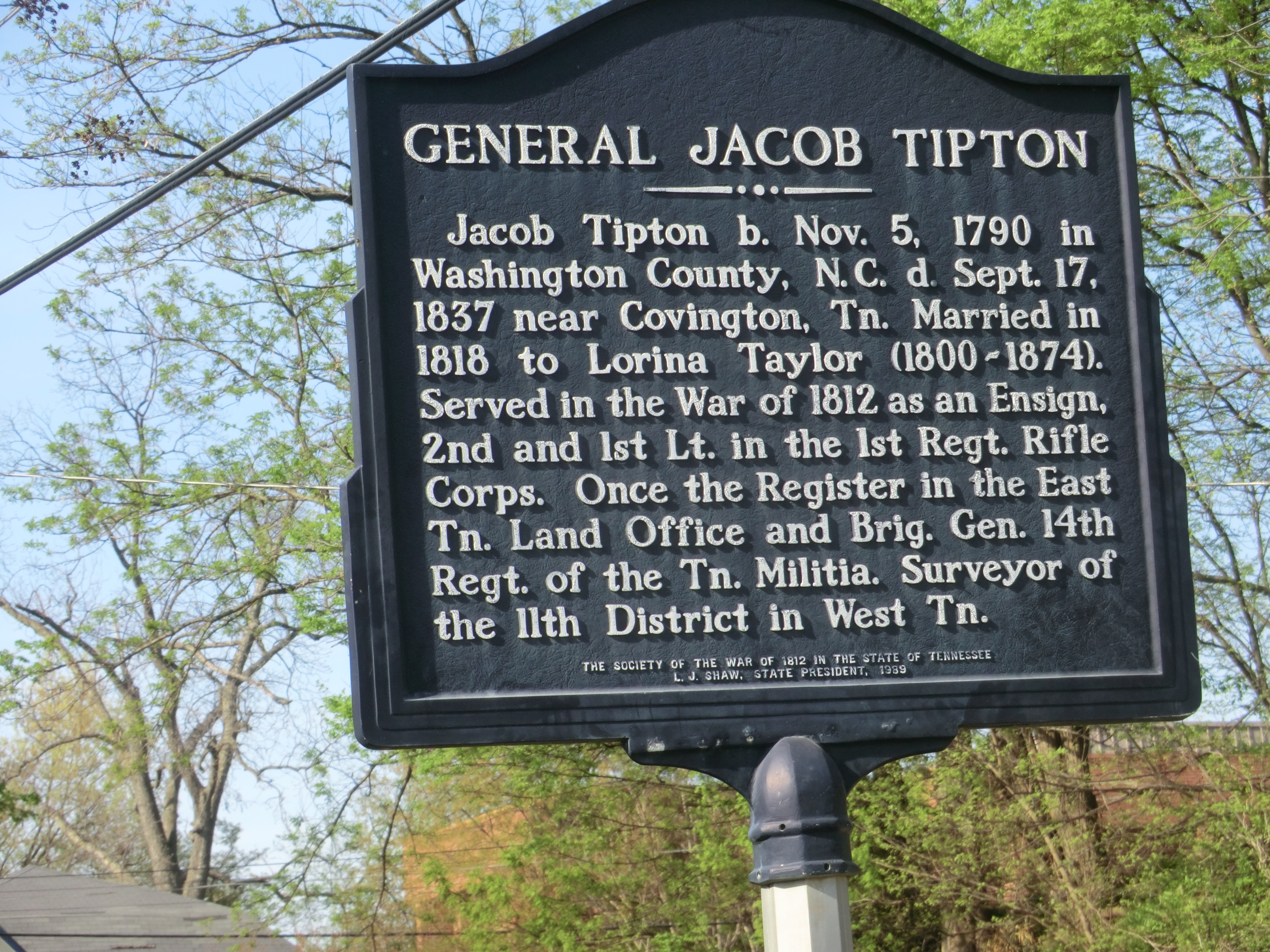 General Jacob Tipton Marker