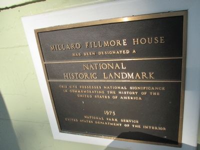 Millard Fillmore House National Historic Site Marker image. Click for full size.