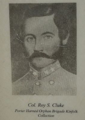 Colonel Roy S. Cluke, C.S.A.. Click for full size. Colonel Roy S. Cluke, C.S.A. image. Click for full size.