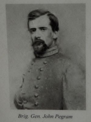 Brigadier General John Pegram, C.S.A. image. Click for full size.