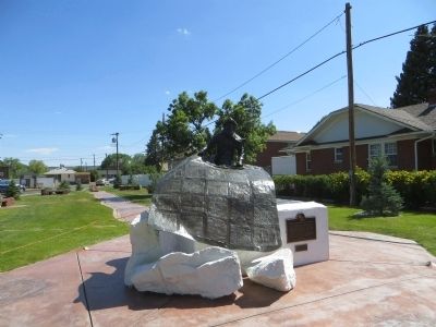 The Panguitch Quilt Walk History Marker image. Click for full size.