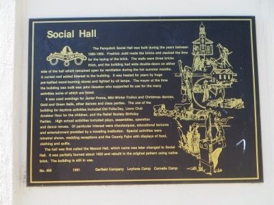 Social Hall Marker image. Click for full size.