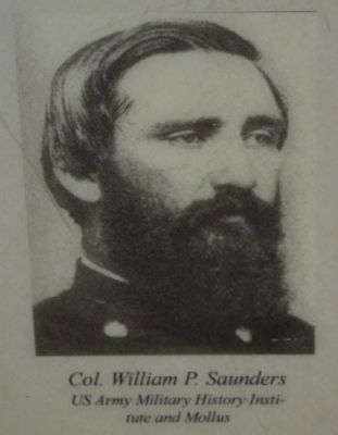 Colonel William P. Saunders, U.S.A. image. Click for full size.