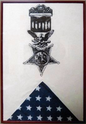 Medal of Honor & Folded Flag image. Click for full size.