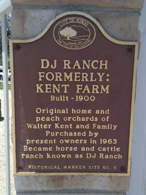 DJ Ranch Formerly: Kent Farm Marker image. Click for full size.