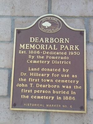 Dearborn Memorial Park Marker image. Click for full size.