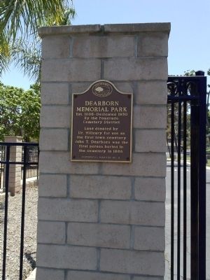 Dearborn Memorial Park Marker. Click for full size. Dearborn Memorial Park Marker image. Click for full size.