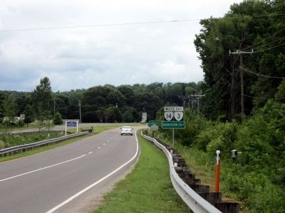 John Clayton Memorial Hwy (facing west) image. Click for full size.