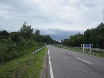 John Clayton Memorial Hwy (facing east) image. Click for full size.