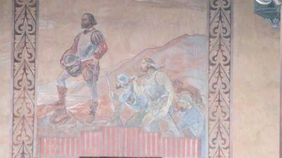 Mural of Cabrillo Located on the Pool House image. Click for full size.