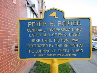 Peter B. Porter Marker. Click for full size. Peter B. Porter Marker image. Click for full size.