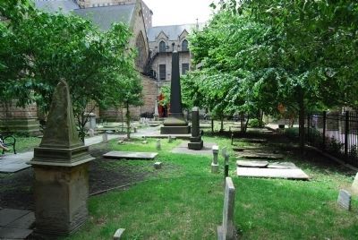 Trinity Church Burying Ground. Click for full size. Trinity Church Burying Ground image. Click for full size.
