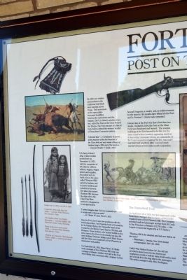 Fort Phantom Hill Marker (Left Side) image. Click for full size.