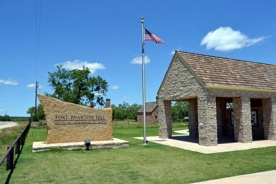 Fort Phantom Hill Visitor Pavilion image. Click for full size.