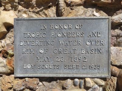 Tropic Pioneers Marker. Click for full size. Tropic Pioneers Marker image. Click for full size.