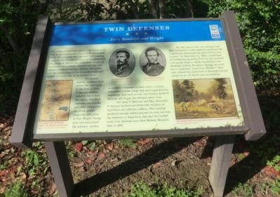 Twin Defenses Marker image. Click for full size.