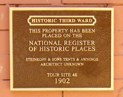 Steinkopf & Sons Tents & Awnings Marker. Click for full size. Steinkopf & Sons Tents & Awnings Marker image. Click for full size.