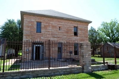 Taylor County's First Courthouse and Jail. Click for full size. Taylor County's First Courthouse and Jail image. Click for full size.