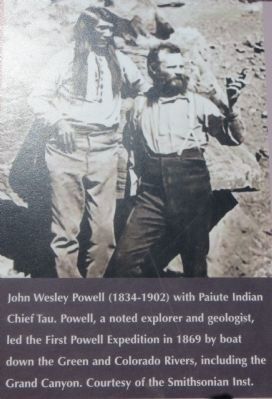 Photo on the Second Powell Expedition Marker image. Click for full size.