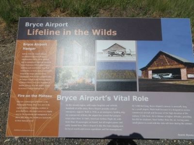 Bryce Airport Marker image. Click for full size.