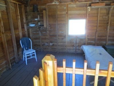 <i>Inside of</i> Podunk Guard Station. Click for full size. <i>Inside of</i> Podunk Guard Station image. Click for full size.