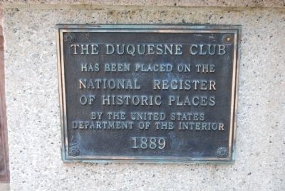 The Duquesne Club. Click for full size. The Duquesne Club image. Click for full size.