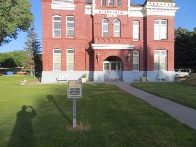 Piute County Courthouse Marker image. Click for full size.