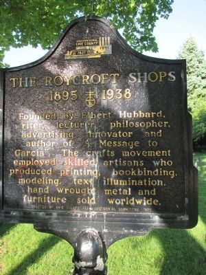 The Roycroft Shops Marker image. Click for full size.
