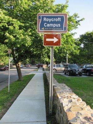 Roycroft Campus Sign image. Click for full size.