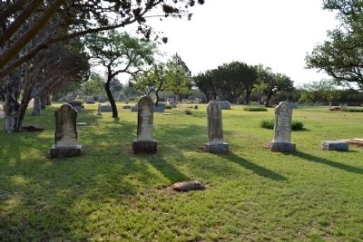 Grave Headstones from the 1890s image. Click for full size.