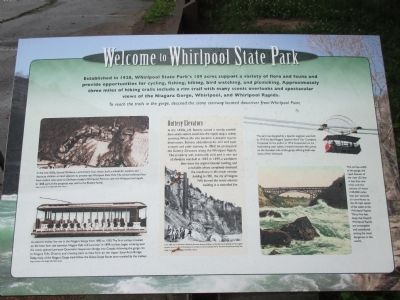 Welcome to Whirlpool State Park Marker image. Click for full size.