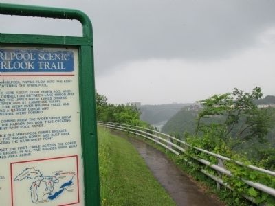 Whirlpool Rapids Marker and Rim Trail. Click for full size. Whirlpool Rapids Marker and Rim Trail image. Click for full size.