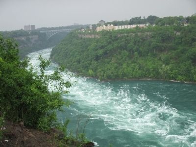 Whirlpool Rapids and Whirlpool Rapids Bridge. Click for full size. Whirlpool Rapids and Whirlpool Rapids Bridge image. Click for full size.