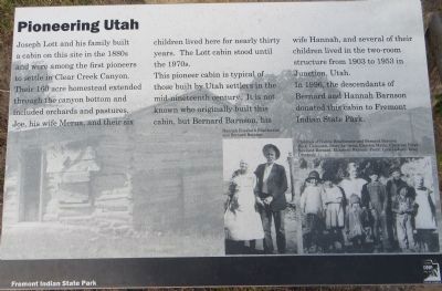 Pioneering Utah Marker image. Click for full size.