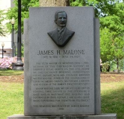 James H. Malone Marker image. Click for full size.