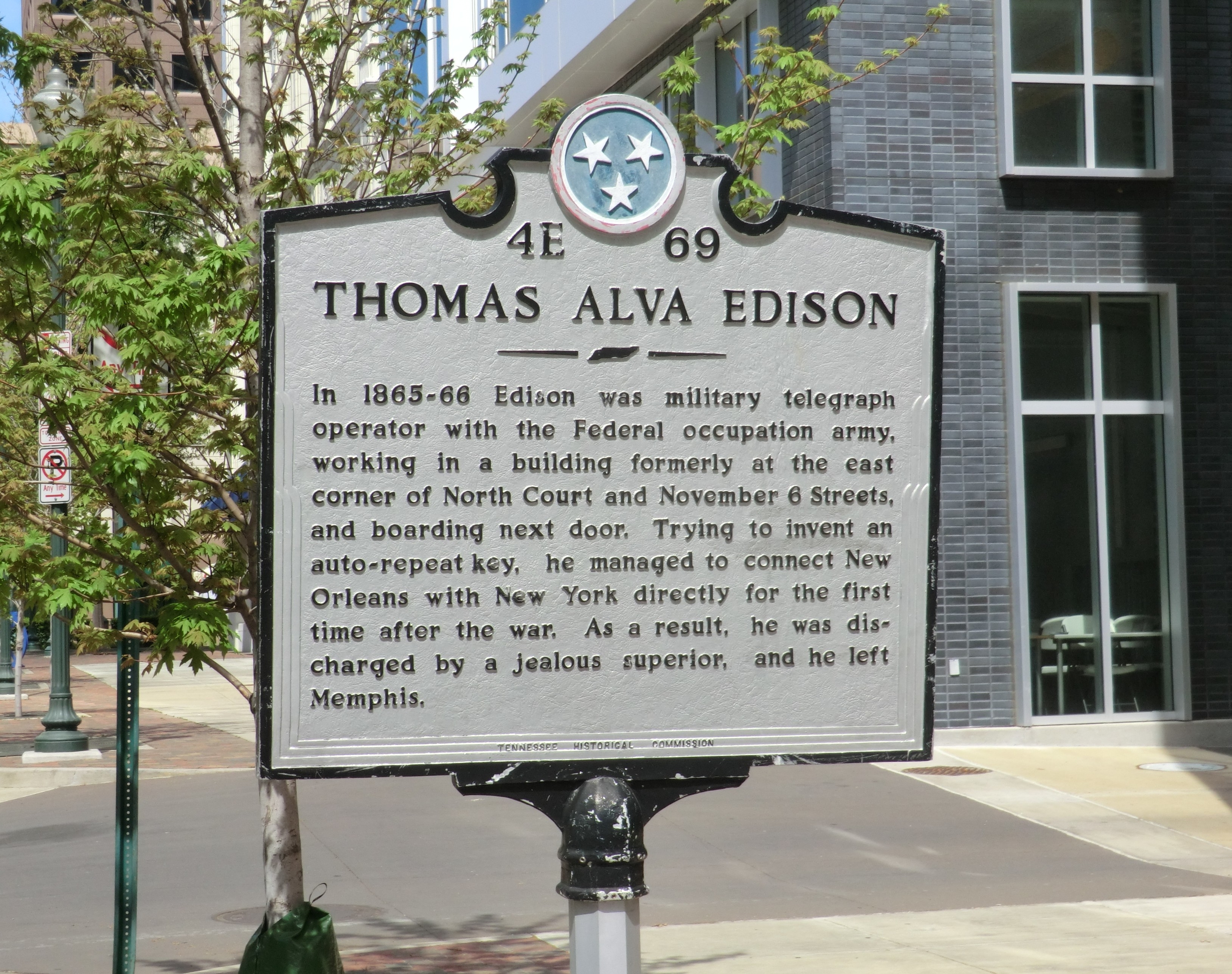 Thomas Alva Edison Marker
