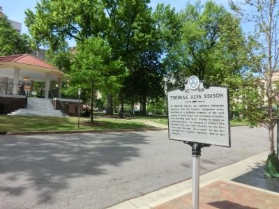Thomas Alva Edison Marker image. Click for full size.