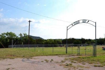 Entrance to Cedar Gap Cemetery. Click for full size. Entrance to Cedar Gap Cemetery image. Click for full size.
