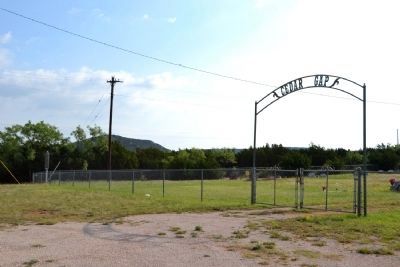 Entrance to Cedar Gap Cemetery image. Click for full size.