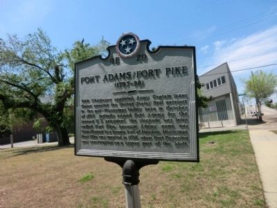 Fort Adams/Fort Pike Marker image. Click for full size.