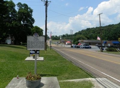 Wide view of the Poe's Tavern Marker image. Click for full size.