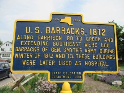 U. S. Barracks 1812 Marker image. Click for full size.