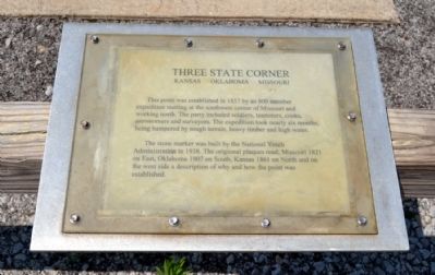 Three State Corner Marker image. Click for full size.